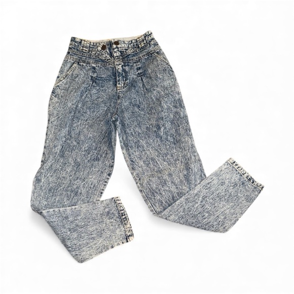 Cherokee Other - Cherokee vintage stone washed jeans girls size 12 80’s 90’s rare denim pleated